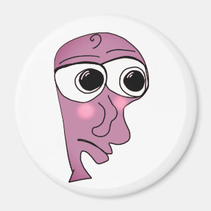 Meme character Large, 3 Inch Circle Magnet