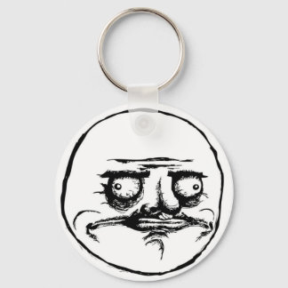 Meme Face Key Ring