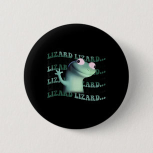Meme Funny Weirdcore Animal Women Men Lizard Lizar 6 Cm Round Badge