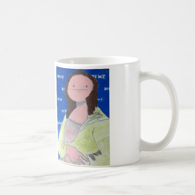Meme Lisa Coffee Mug (Right)