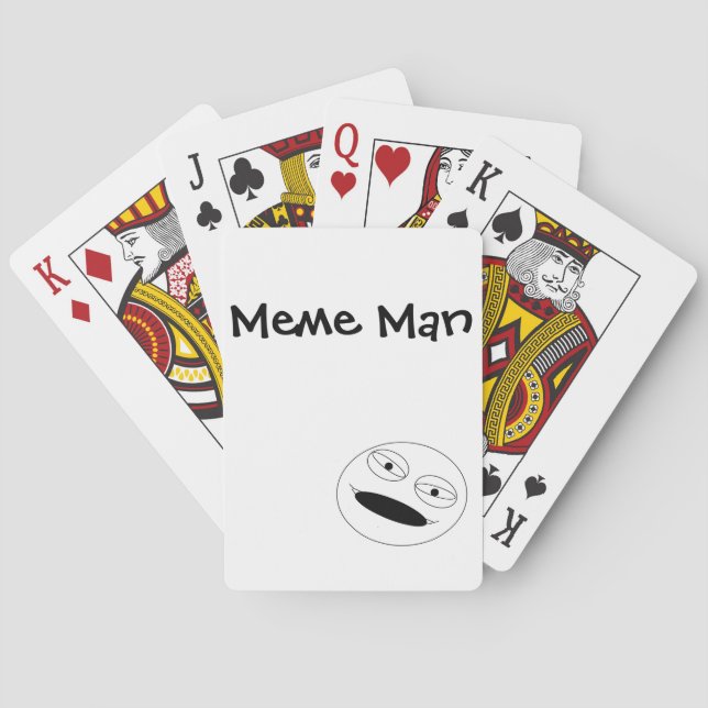 Meme Man - Playing Cards (Back)