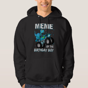 Meme Of The Birthday Boy Trex Dinosaur Monster Tr Hoodie