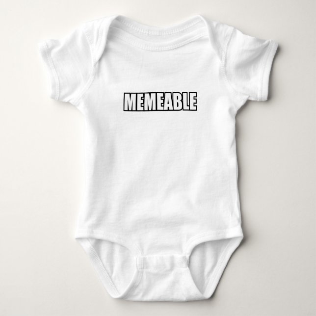 MEMEABLE BABY BODYSUIT (Front)