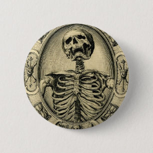 Memento Mori 6 Cm Round Badge
