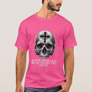 Memento Mori Catholic Crucifix Traditional Latin M T-Shirt