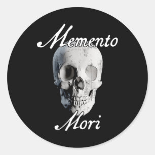 Memento Mori  Classic Round Sticker