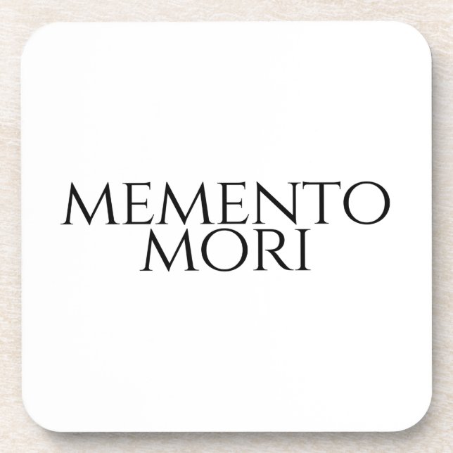Memento Mori Coaster (Front)