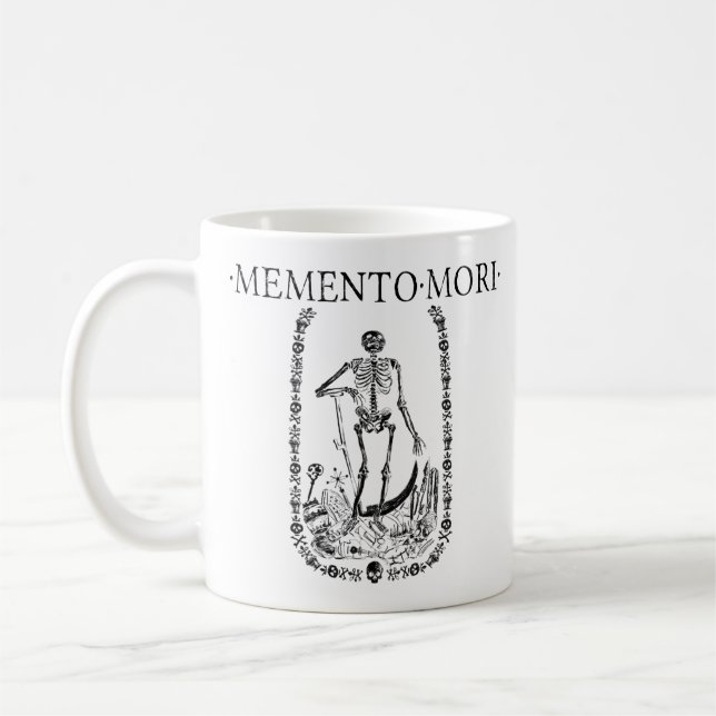 Memento Mori Coffee Mug (Left)