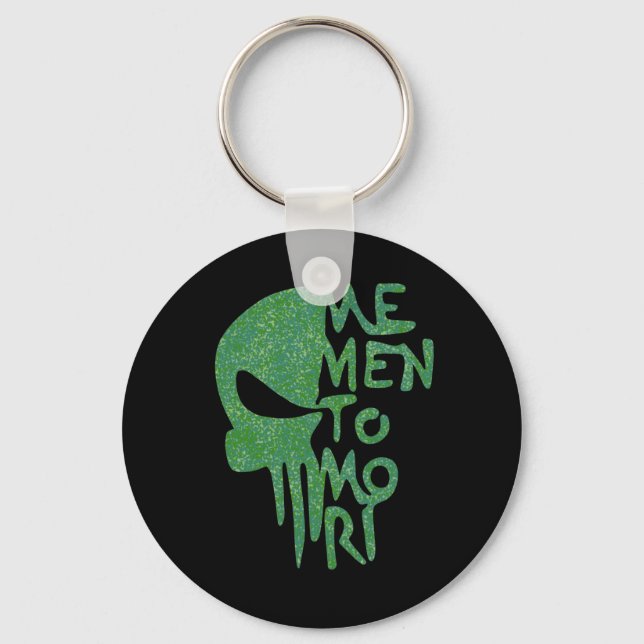 Memento Mori Design Key Ring (Front)