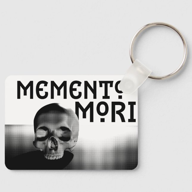 Memento Mori Design Key Ring (Front)