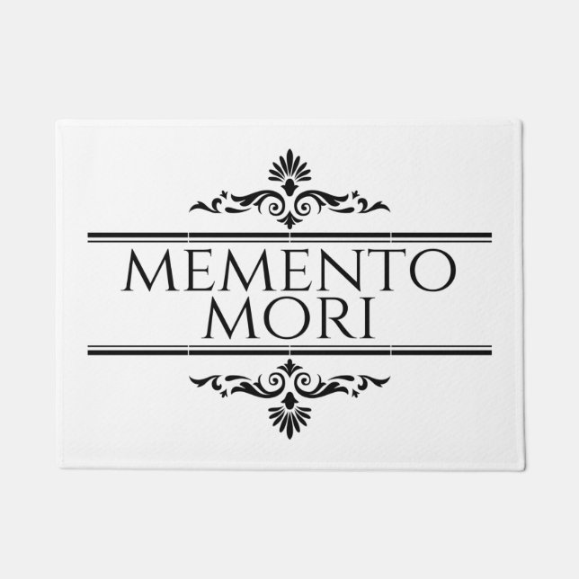 Memento Mori Doormat (Front)