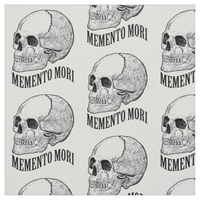 Memento mori fabric (Swatch)
