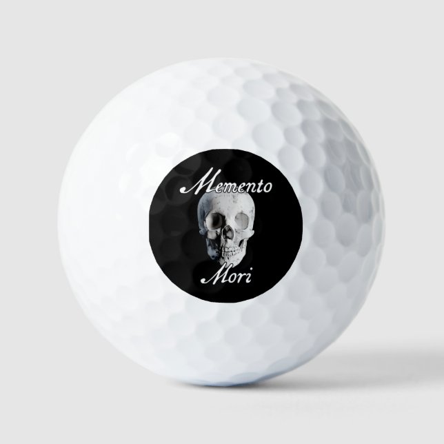 Memento Mori  Golf Balls (Front)