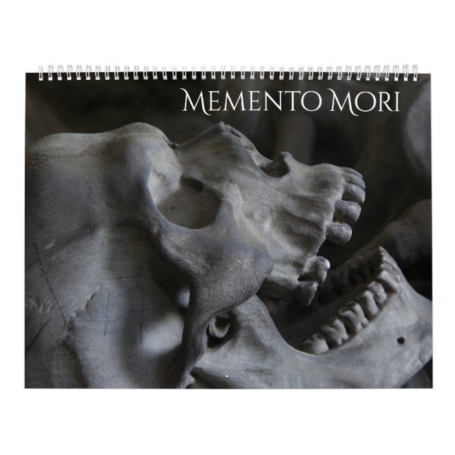 Memento Mori Human Bones Calendar (Cover)