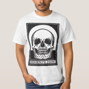 Memento Mori Human Skull Remember Death T-Shirt
