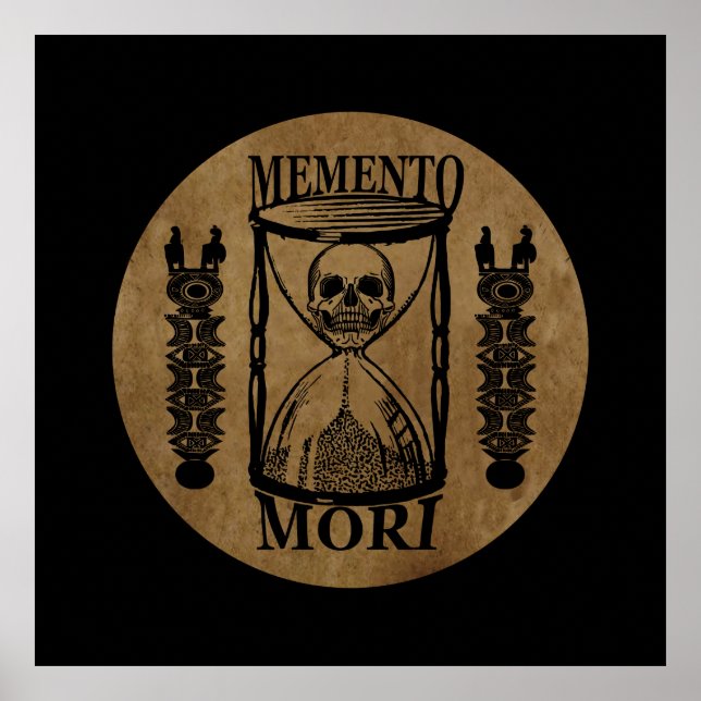 memento mori, latin phrase poster (Front)