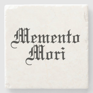Memento Mori - Latin Phrase Stone Coaster