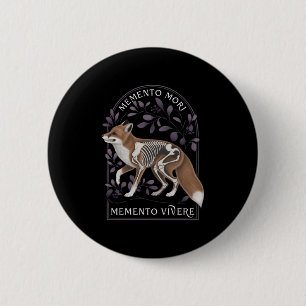 Memento Mori Memento Vivere _ Philosophy &amp; Lat 6 Cm Round Badge