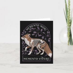 Memento Mori Memento Vivere _ Philosophy &amp; Lat Card