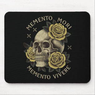 Memento Mori Memento Vivere _ Philosophy & Lat Mouse Pad