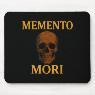 Memento Mori Philosophy Stoicism Quote Mouse Pad