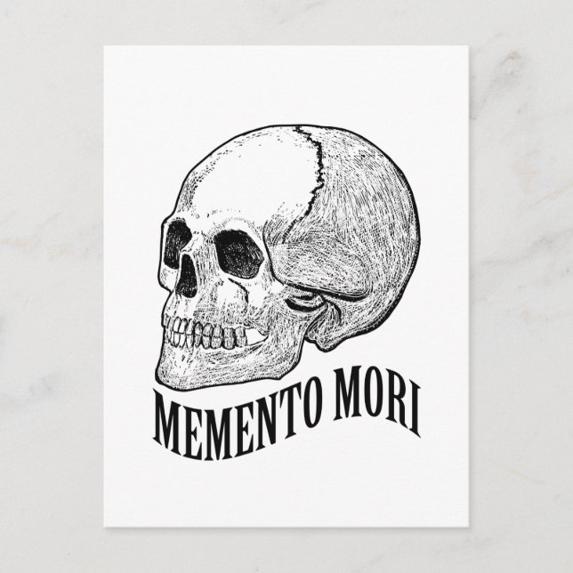 Memento mori postcard (Front)