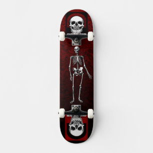 Memento Mori - Skeleton Skateboard Design