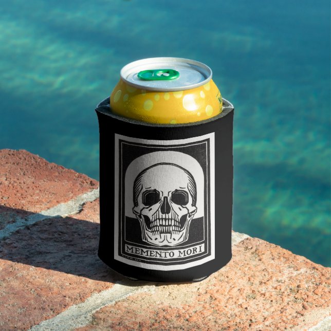 Memento Mori Skull Art Can Cooler (In Situ Pool)