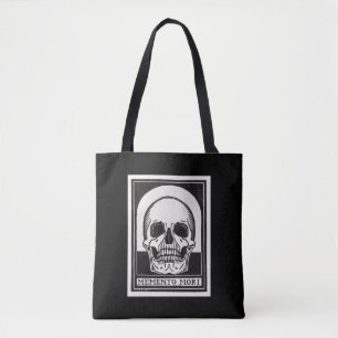 Memento Mori Skull Art Tote Bag
