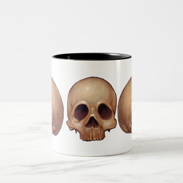 Memento Mori Skull Mug (Center)