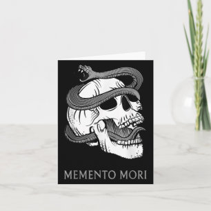 Memento Mori Stoic Latin Stoicism Philosophy Remem Card