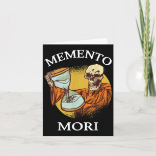 Memento Mori Stoic Latin Stoicism Philosophy Remem Card