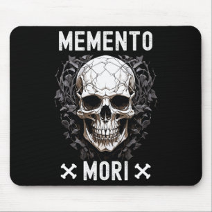 Memento Mori Stoic Mortality Stoicism Philosophy Q Mouse Pad