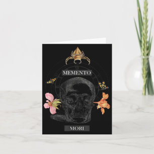 Memento Mori Stoicism Philosophy Philosopher Stoic Card