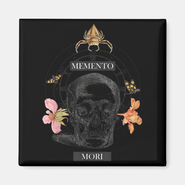 Memento Mori Stoicism Philosophy Philosopher Stoic Magnet (Front)