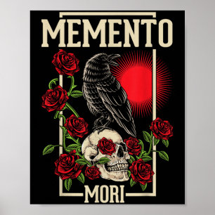 Memento Mori Stoicism Philosophy Stoic Philosopher Poster