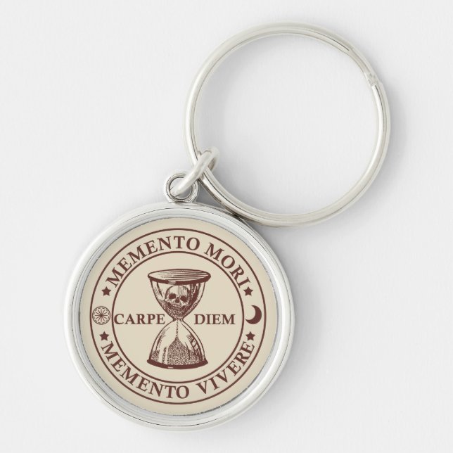 memento mori vivere key ring (Front)