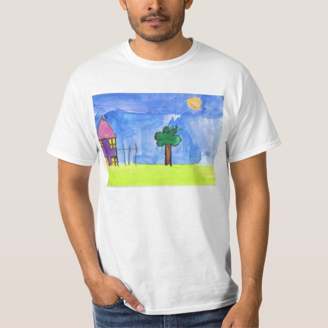Mementos with your child's artwork T-Shirt (Front)