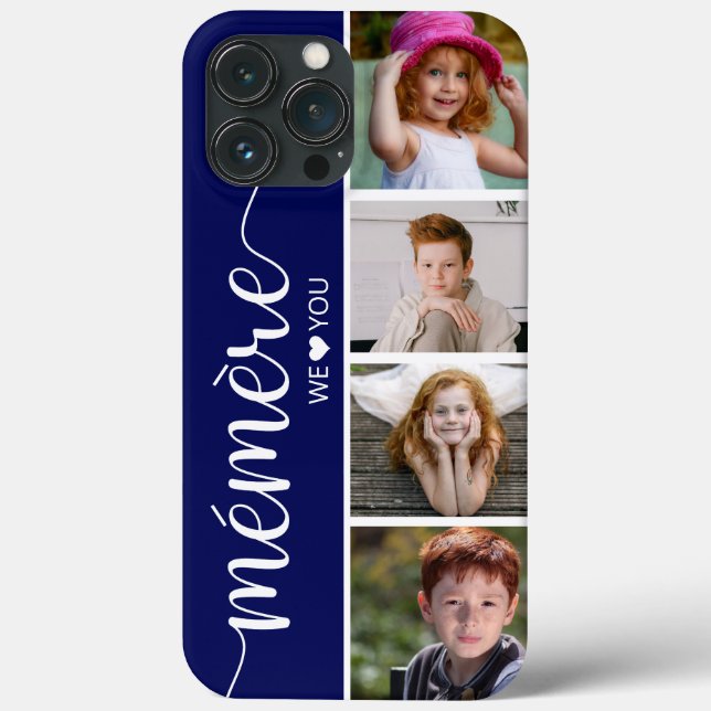 Mémère We Love You Photo Case-Mate iPhone Case (Back)