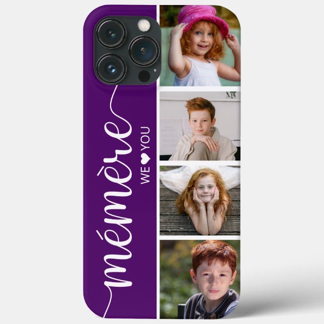 Mémère We Love You Photo Case-Mate iPhone Case (Back)