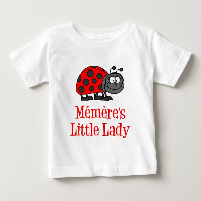 Memere's Little Lady Baby T-Shirt (Front)