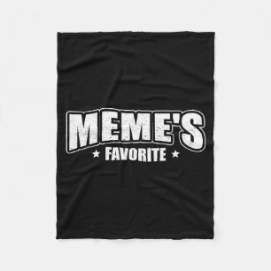 Meme's Favorite Fleece Blanket