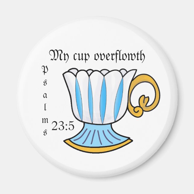 Meme's Tea Cup Magnet (Front)