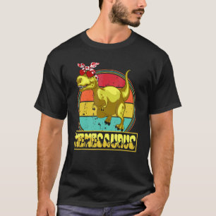 Memesaurus Rex Dinosaur  Mother's Day Family 1 T-Shirt