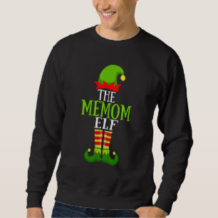 Memom Elf Matching Family Group Christmas Party Pa Sweatshirt