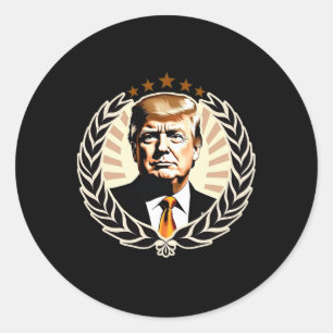 Memorabilia President Donald Trump Inauguration Da Classic Round Sticker