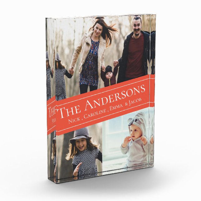 Memorable Moments Custom Multi-Photo  Keepsake Photo Block (Left)