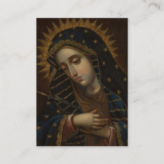 Memorare Virgin Mary Prayer Card                  