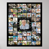 Memorial 55 CELEBRATING THE LIFE OF Photo Collage