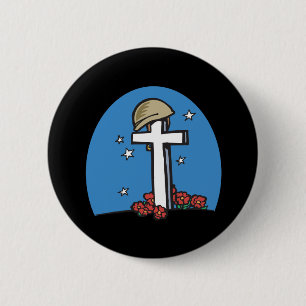 Memorial 6 Cm Round Badge